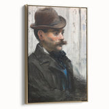 Édouard Manet Portrait Wall Art - Alphonse Maureau in Profile