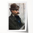 Édouard Manet Portrait Wall Art - Alphonse Maureau in Profile