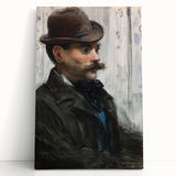 Édouard Manet Portrait Wall Art - Alphonse Maureau in Profile