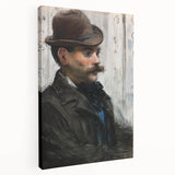 Édouard Manet Portrait Wall Art - Alphonse Maureau in Profile