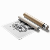 Expressionist Wall Art - Max Beckmann's "The Fall of Man" Black & White Print