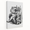 Expressionist Wall Art - Max Beckmann's "The Fall of Man" Black & White Print