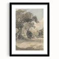 Romanticism Art Print: Trees in a Meadow by John Constable Canvas