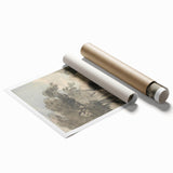 Romanticism Art Print: Trees in a Meadow by John Constable Canvas