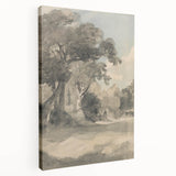Romanticism Art Print: Trees in a Meadow by John Constable Canvas