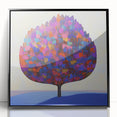 Vibrant Abstract Tree Wall Art – Modern Canvas & Framed Print