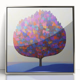 Vibrant Abstract Tree Wall Art – Modern Canvas & Framed Print