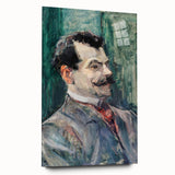 Toulouse-Lautrec Portrait Wall Art - André Rivoire in Profile