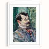 Toulouse-Lautrec Portrait Wall Art - André Rivoire in Profile