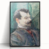 Toulouse-Lautrec Portrait Wall Art - André Rivoire in Profile