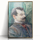 Toulouse-Lautrec Portrait Wall Art - André Rivoire in Profile