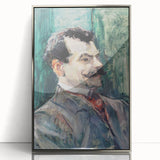 Toulouse-Lautrec Portrait Wall Art - André Rivoire in Profile