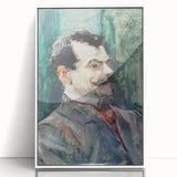 Toulouse-Lautrec Portrait Wall Art - André Rivoire in Profile