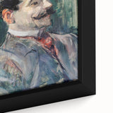 Toulouse-Lautrec Portrait Wall Art - André Rivoire in Profile