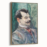 Toulouse-Lautrec Portrait Wall Art - André Rivoire in Profile
