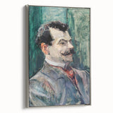 Toulouse-Lautrec Portrait Wall Art - André Rivoire in Profile