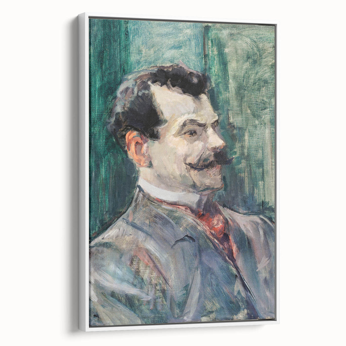 Toulouse-Lautrec Portrait Wall Art - André Rivoire in Profile