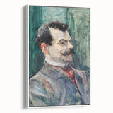 Toulouse-Lautrec Portrait Wall Art - André Rivoire in Profile