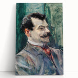 Toulouse-Lautrec Portrait Wall Art - André Rivoire in Profile