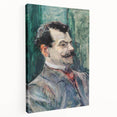 Toulouse-Lautrec Portrait Wall Art - André Rivoire in Profile