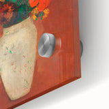 Modern Wall Art - Vibrant Floral Bouquet in Vase | Abstract Contemporary Art