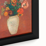 Modern Wall Art - Vibrant Floral Bouquet in Vase | Abstract Contemporary Art