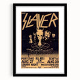 Retro Slayer Poster - Vintage Metal Wall Art
