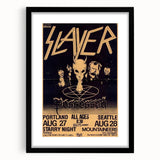 Retro Slayer Poster - Vintage Metal Wall Art