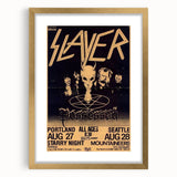 Retro Slayer Poster - Vintage Metal Wall Art