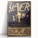 Retro Slayer Poster - Vintage Metal Wall Art