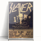 Retro Slayer Poster - Vintage Metal Wall Art