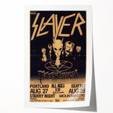 Retro Slayer Poster - Vintage Metal Wall Art