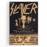 Retro Slayer Poster - Vintage Metal Wall Art