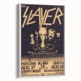 Retro Slayer Poster - Vintage Metal Wall Art