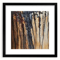 Textured Abstract Forest Wall Art – Modern Canvas & Framed Print