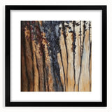 Textured Abstract Forest Wall Art – Modern Canvas & Framed Print