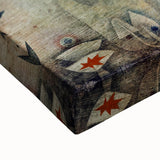 Abstract Modern Art - Textured Red Circle on Earthy Canvas | Contemporary Decor