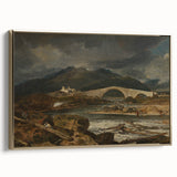 Romanticism Landscape Art: Tummel Bridge, Perthshire Canvas Print
