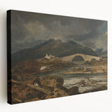 Romanticism Landscape Art: Tummel Bridge, Perthshire Canvas Print