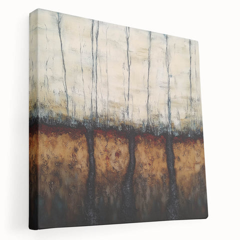 Modern Abstract Living Room Wall Art - Large Canvas & Framed Art