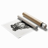 Édouard Manet Portrait Wall Art - Berthe Morisot in Monochrome