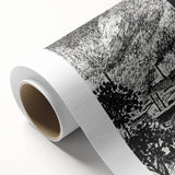 Industrial Modern Art – Striking Black and White Urban Landscape Decor