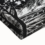 Industrial Modern Art – Striking Black and White Urban Landscape Decor