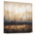Golden Abstract Living Room Wall Art - Large Canvas & Framed Print