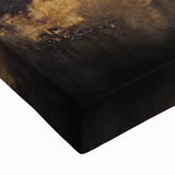 Golden Abstract Living Room Wall Art - Large Canvas & Framed Print
