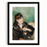 Édouard Manet Portrait Wall Art - Berthe Morisot with a Fan