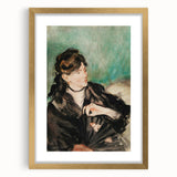 Édouard Manet Portrait Wall Art - Berthe Morisot with a Fan