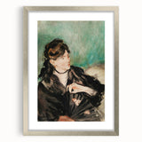 Édouard Manet Portrait Wall Art - Berthe Morisot with a Fan