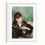Édouard Manet Portrait Wall Art - Berthe Morisot with a Fan