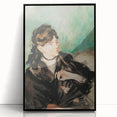 Édouard Manet Portrait Wall Art - Berthe Morisot with a Fan